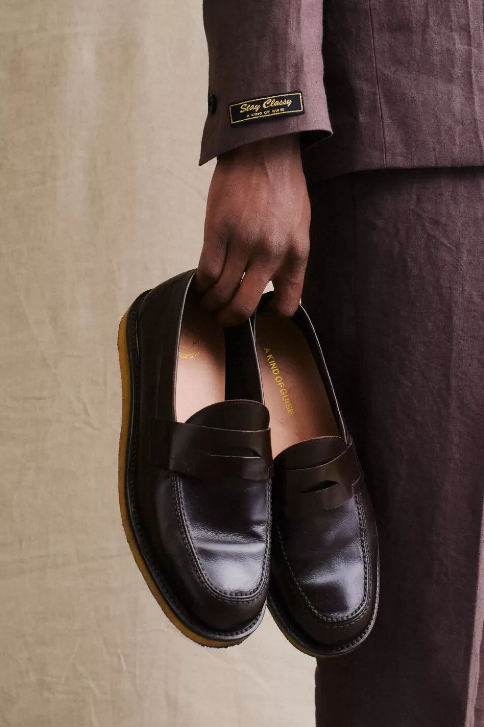 Men A Kind of Guise Footwear>Crepe Loafer